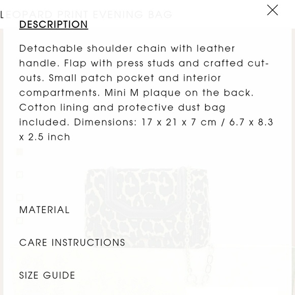 NWT Maje Leopard Print Evening Bag - Picture 2 of 8